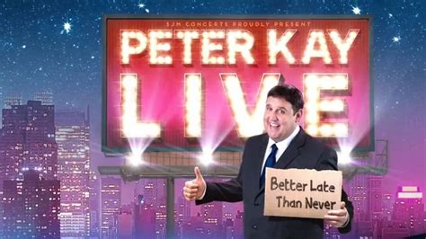 peter kay live tickets